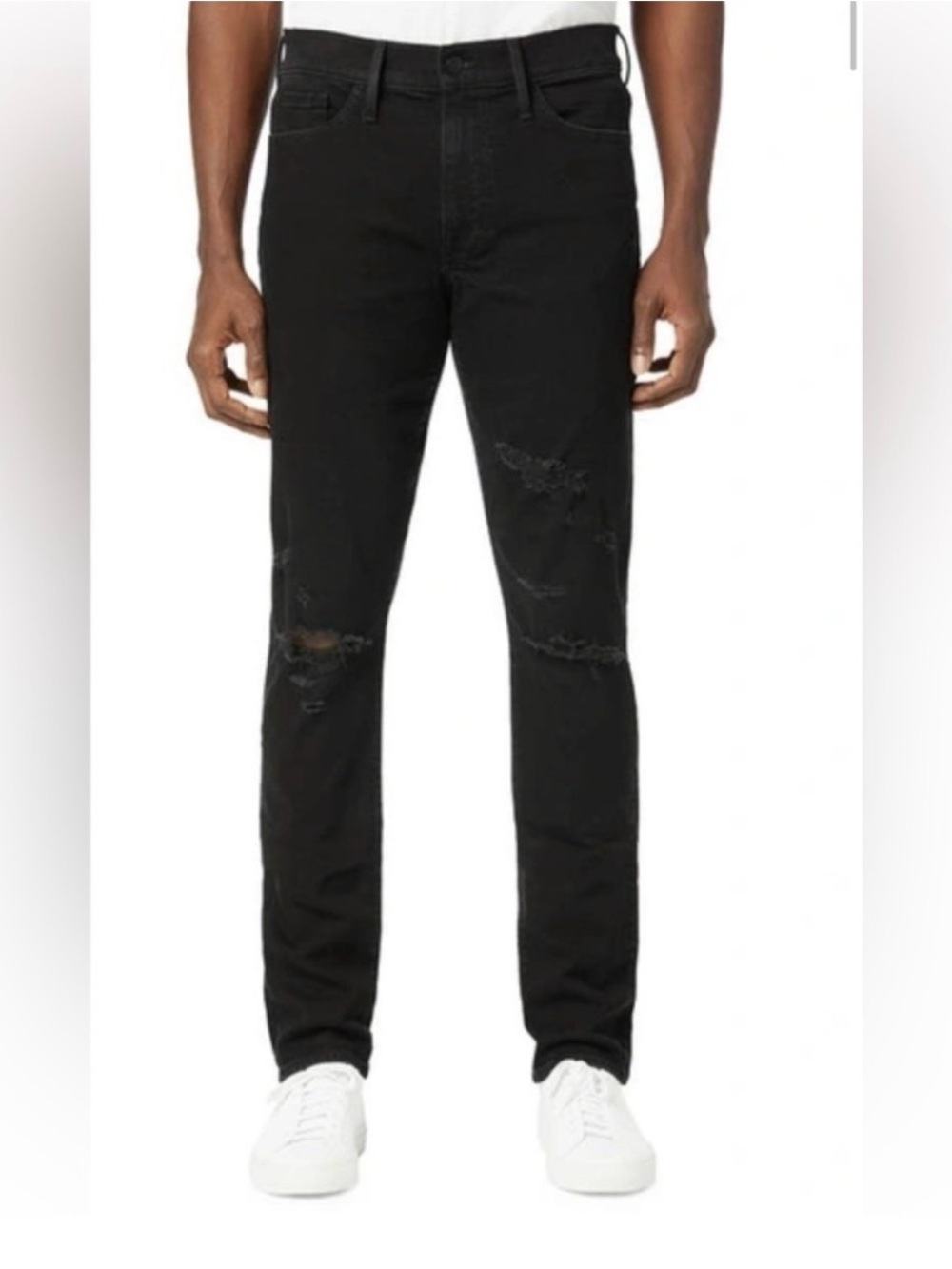 Joe's Jeans Slim Black Distressed Men's Jeans